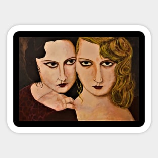 Anais and June - Oil Sticker